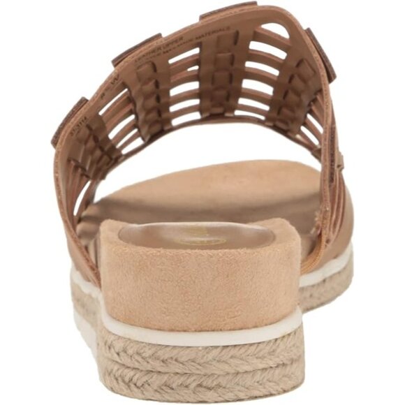 Bella Vita Oaklynn Wedge Sandal Leather Tan Sandal Women's Size 8M - Picture 7 of 9